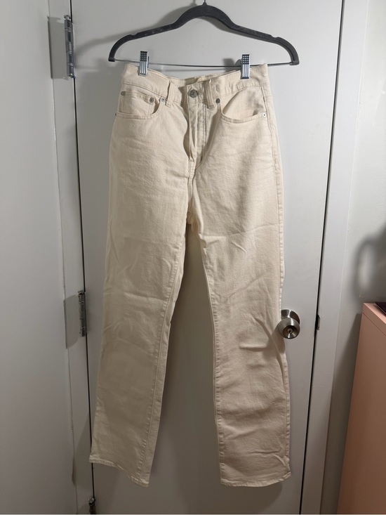 Madewell Denim - Madewell 90s straight white jeans
